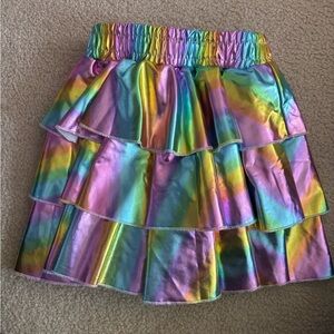 Rainbow Tiered Skirt